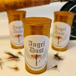 ANGEL DUST dry fly ⋆BEST⋆ Floatant & Desiccant shake powder Drying +HYDROPHOBIC!